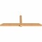 Ekena Millwork Eugene Smooth Timber Gable Bracket, Western Red Cedar, 108"W x 36"H x 5 1/2"D x 5 1/2"F, 8/12 Pitch GBW108X36X0606EUG00SWR - alternate 3